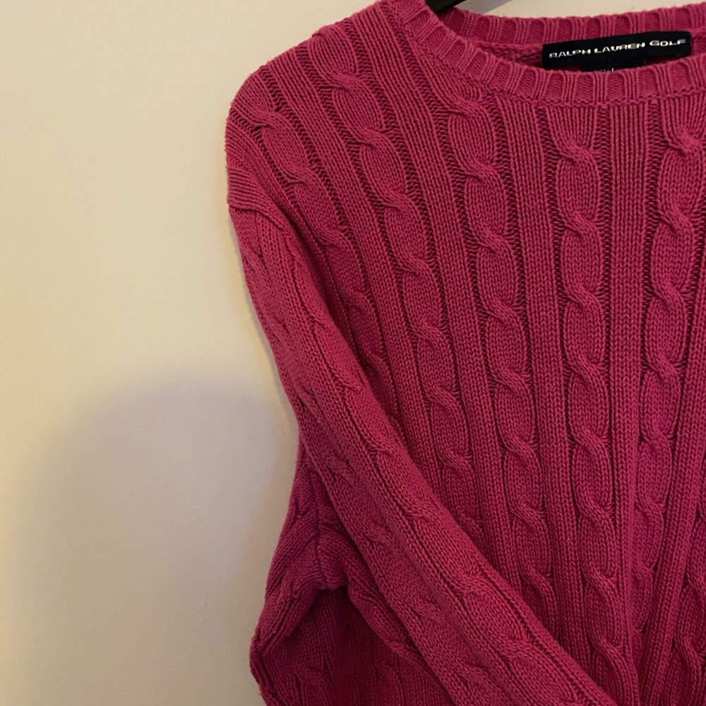 Ralph Lauren Magenta Sweater